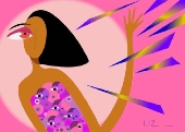 Ilustração da artista visual Claudia Liz