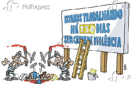 Charge - 'Casos de Violência'