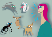 Ilustração da artista visual Claudia Liz