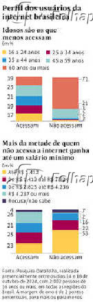 Perfil dos usuários da internet brasileira