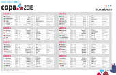 Copa do Mundo 2018 - Rússia - Tabela  Fase de grupos