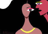 Ilustração da artista visual Claudia Liz