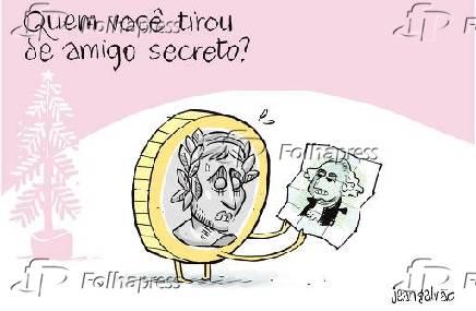 Charge - 'Quem você tirou de amigo secreto?'