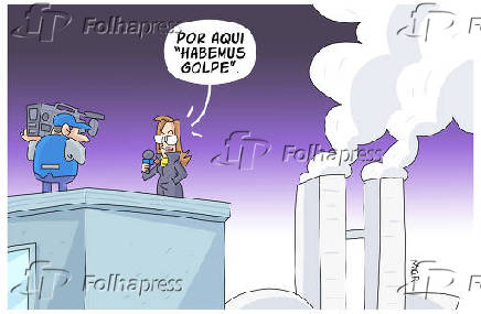 Charge - 'Por aqui Habemus Golpe'