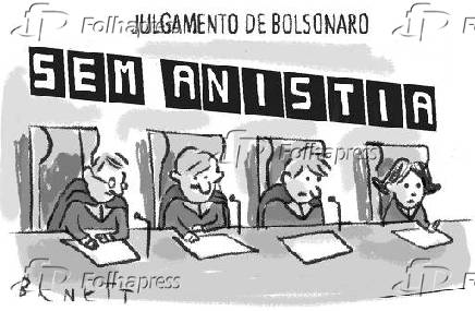 Charge - 'Julgamento Bolsonaro'