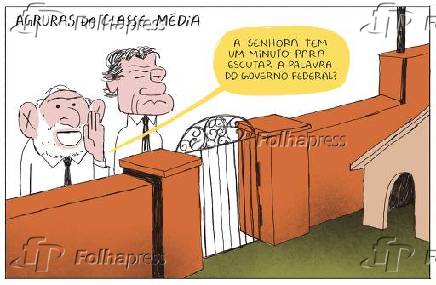 Charge - 'Agruras da classe média'