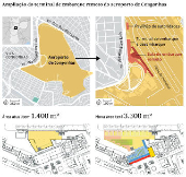Ampliação do terminal de embarque remoto do aeroporto de Congonhas