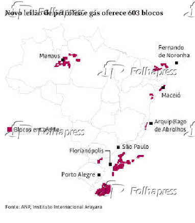 Novo Leilão de Petróleo e gás oferece 603 blocos