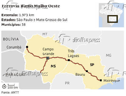 Ferrovia Rumo Malha Oeste