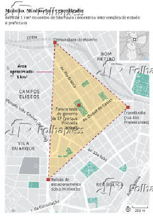 Moinho, Minhocão e cracolândia