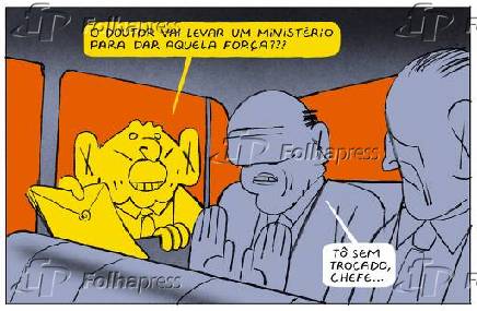 Charge - 'Presidente Lula - ministério'