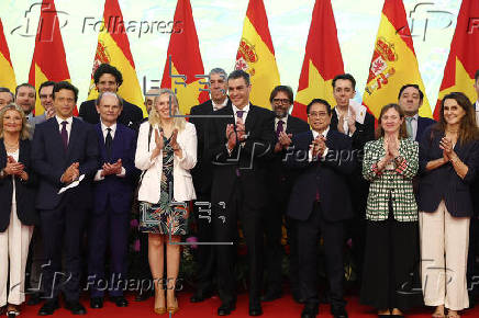 Pedro Sánchez asiste al almuerzo oficial ofrecido por el primer ministro de la República Socialista de Vietnam
