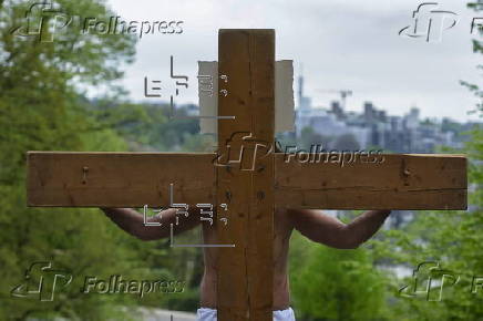 Good Friday procession in Wuppertal
