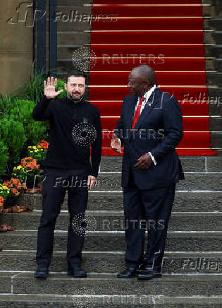 Ukraine's President Volodymyr Zelenskiy visits South Africa
