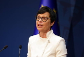 European Commissioner for Enlargement Marta Kos visits Serbia