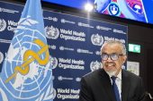 WHO director general press briefing in Geneva
