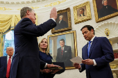 Swearing-in ceremony for the new U.S. ambassador to China, in Washington