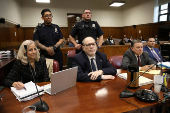 Harvey Weinstein appears at Manhattan Criminal Court for his sexual assault trial, in New York City
