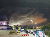 Confinados 5 municipios catalanes por una nube tóxica con cloro generada por un incendio