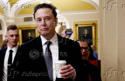FILE PHOTO: Members of US Congress meet with Musk and Ramaswamy on Trump's government efficiency plan