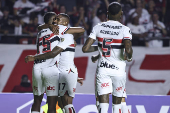 Partida entre são paulo e talleres pela copa libertadores 2025.