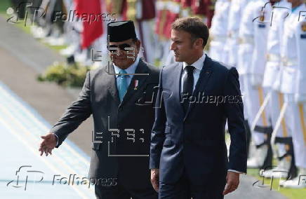 France's President Emmanuel Macron visits Indonesia