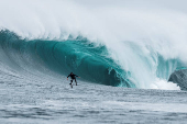Big wave surfing in Cape Town, South Africa