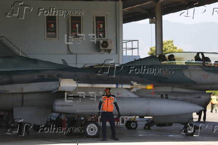 Indonesian Air Force holds security drill