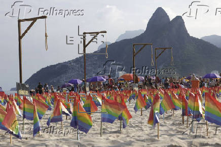 Playa de Ipanema, escenario de protesta por derechos del movimiento LGBT