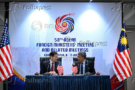 US Secretary of State Marco Rubio attends the ASEAN Foreign Ministers' Meeting