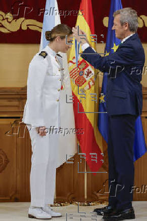 La princesa Leonor recibe la Medalla de Oro de Galicia
