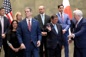Japanese Prime Minister Shigeru Ishiba and U.S. Treasury Secretary Scott Bessent meet in Tokyo