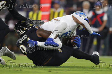 NFL: Detroit Lions at Baltimore Ravens