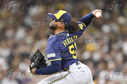 MLB: Milwaukee Brewers at San Diego Padres