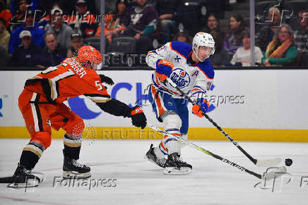 NHL: Edmonton Oilers at Anaheim Ducks