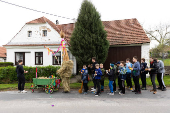 Easter celebration of 'Marching Judas' in Czech village of Stradoun