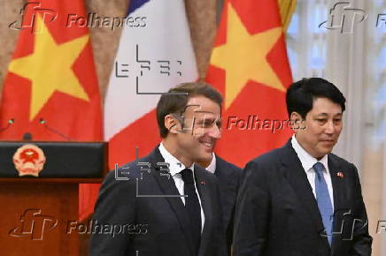 French President Emmanuel Macron visits Vietnam