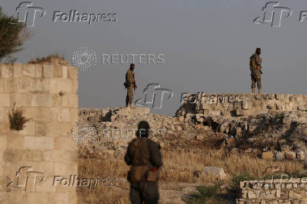 Syria?s interim President Ahmed al-Sharaa attends the ?Aleppo, Key to Victory? celebration  in Aleppo