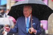 Britain's King Charles visits SXSW London