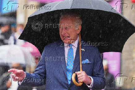 Britain's King Charles visits SXSW London