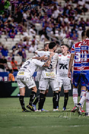 Partida entre Fortaleza e Santos pelo Campeonato Brasileiro