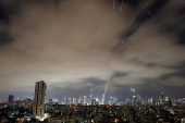 Missiles attack from Iran to Israel