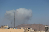 Smoke rises following an Israeli attack in Tehran