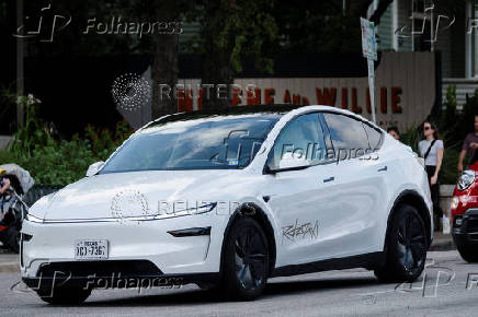 FILE PHOTO: Tesla robotaxis launch in Austin, Texas