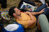 Glastonbury Festival in Britain