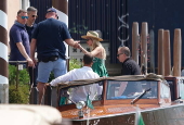 Guests arrive for US entrepreneur Jeff Bezos' wedding in Venice