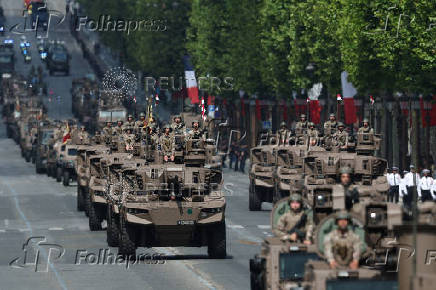 Annual Bastille Day celebrations in Paris