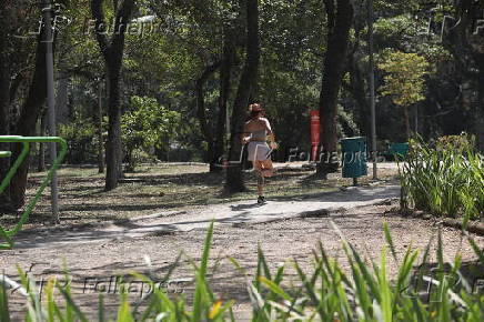 Movimentação no Parque Ibirapuera em São Paulo