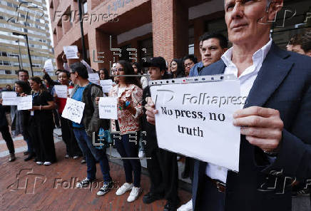 Periodistas de medios internacionales en Colombia rechazan el asesinato de colegas en Gaza