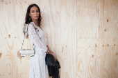 A estilista e modelo Lea T